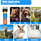 KPfaster 10ft Sheep Shears, with Plug & 2 Blades 200W Electric Clippers Animal Shave Grooming Farm for Dogs Cat Goat Alpaca, Llamas, Angora Rabbits Shearing Hand Piece Cutter Livestock Pet Supplies - Image 7