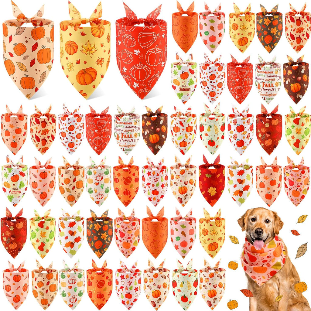 Packaging of Abbylike 50 count patriotic dog bandanas