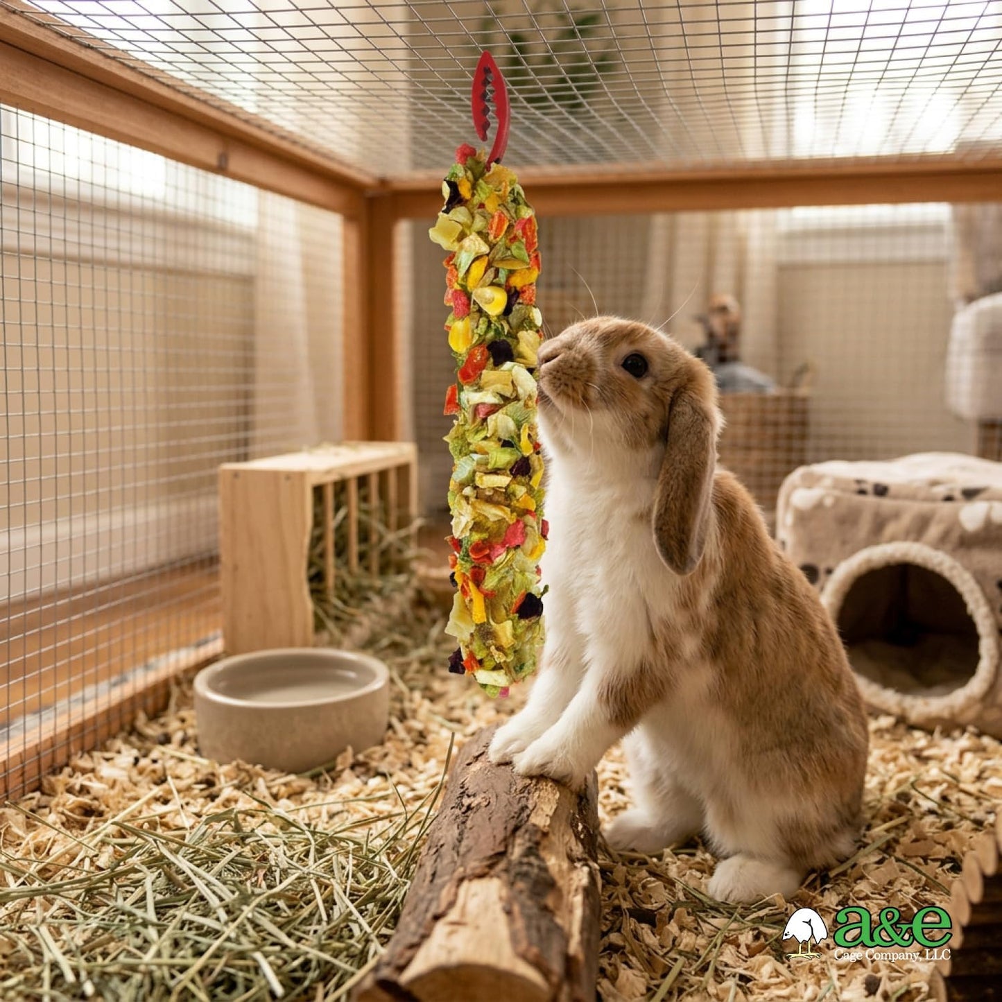 Back packaging nutrition information and directions for Vitapol Smakers small rodent treats