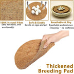 Kathson 12 pack bird egg mats stacked for storage