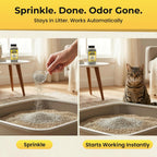 Close up of Ammosorb natural odor absorbing granules texture