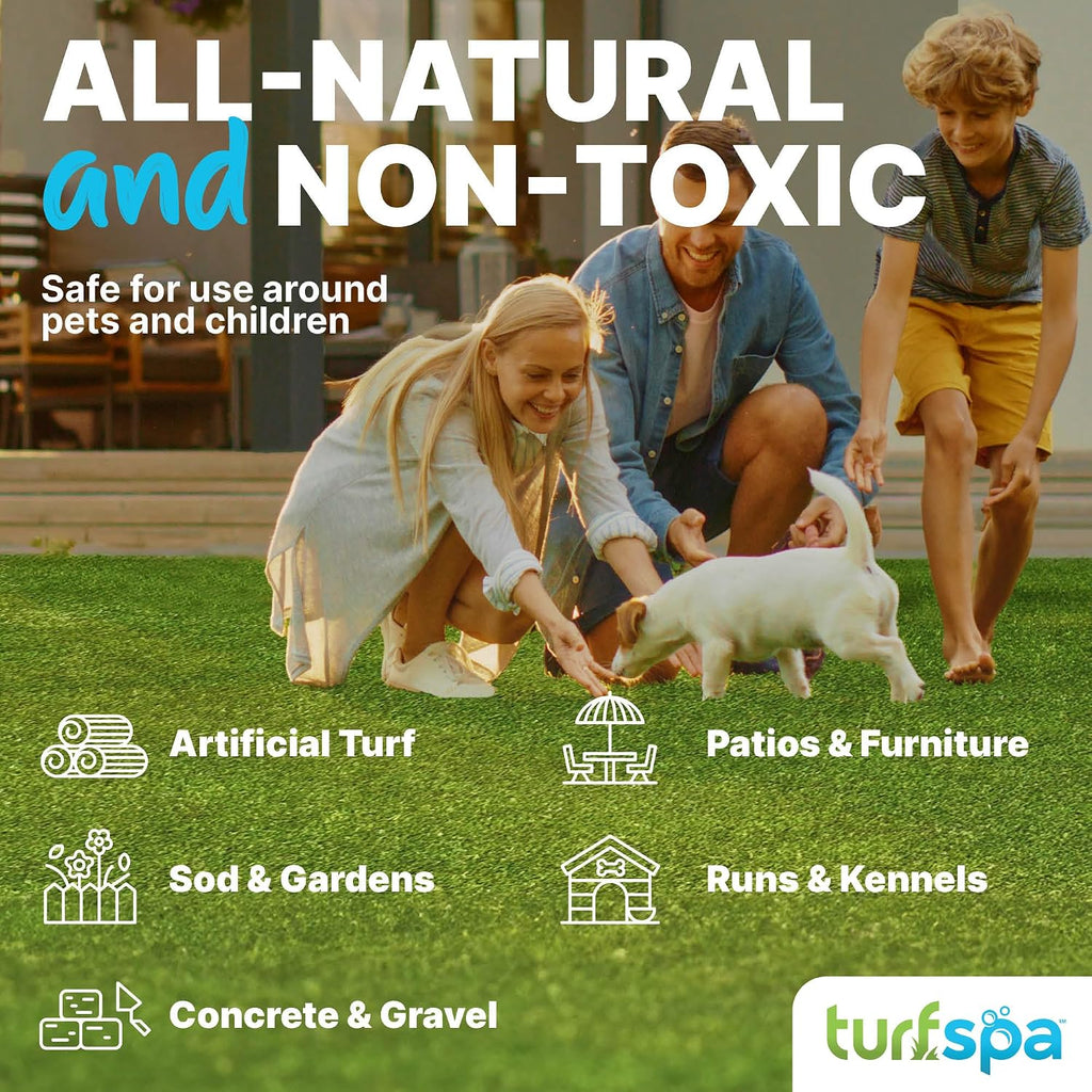 Turfspa artificial grass cleaner for dog urine outdoor application