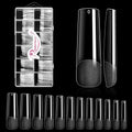 Ranrose long straight nail tips front view box packaging