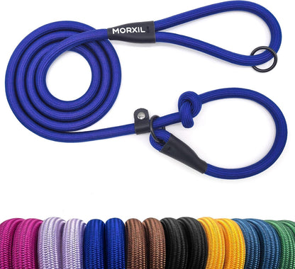 Slip Leads for Dogs, Heavy Duty No Pull Dog Training Leash, 6FT Strong Nylon Rope Slip Leash for Large Medium Dogs, Durable Comfortable Pet Control Leashes (Purple) - Image 11