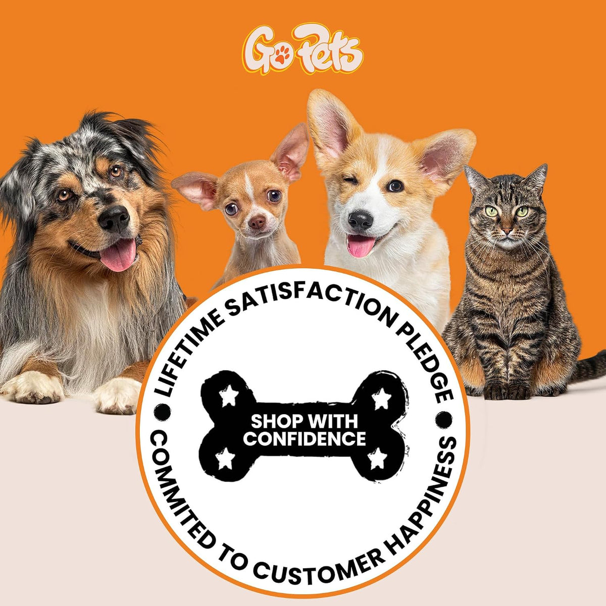 GoPets professional shedding tool removing hair mats from pet fur
