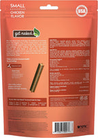 Get Naked small dog dental chew sticks chicken flavor ingredient highlight