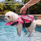 Petglad high buoyancy pet flotation device showcasing the top rescue handle.