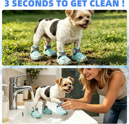 Kooltail summer pet shoes ventilated design detail