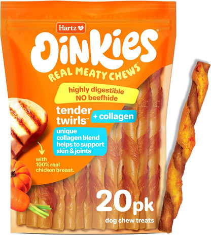 Oinkies Tender Twists RawhideFree Dog Chews, 36 Count - Image 11