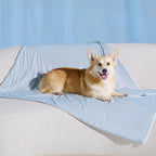 Bedsure Cooling Blanket for Small Dogs with Breathable Air-Core Fill Q-MAX>0.4 - Dog Cooling Mat Soft, Lightweight Pet Cat Throw Cold Blanket Washable for Summer, Arctic Blue, 25x35 - Image 14