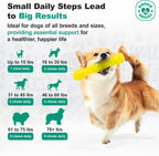 Natural canine probiotic soft chews for sensitive stomach relief