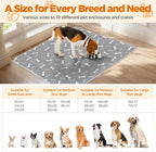 Baodan reusable puppy pads grey texture close up