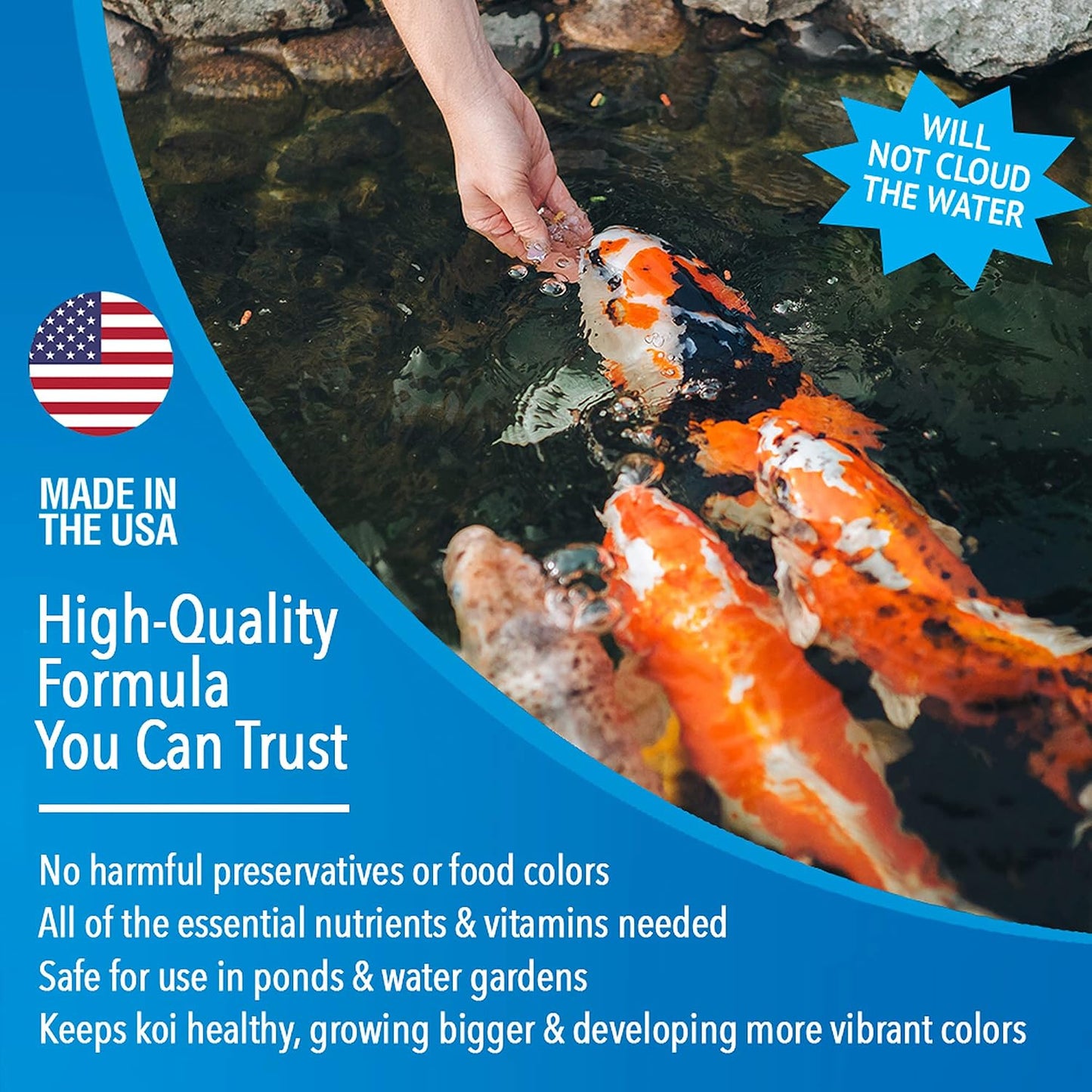 Authentic USA imported Microbe-Lift fish food bag