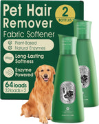 Pet Hair Remover for Laundry Bundle, Detergent + Fabric Softener Liquid, Up to 90% Fur Removal, Plant-Based Enzyme Formula for Dog and Cat Fur, Odor & Stain Remover, Cedar Scent, 2 x 27 fl oz - Image 11