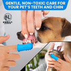 Complete 8 piece pet bathing and massage tool set