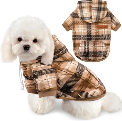 Dog Basic Hoodie Soft Dog Clothes Cold Weather Sweaters for Medium Large Dogs Cozy Fabric Warm Sweatshirt with Leash Hole for Boys (Black, X-Large (35-55 lbs)) - Image 10
