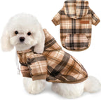 Dog Basic Hoodie Soft Dog Clothes Cold Weather Sweaters for Medium Large Dogs Cozy Fabric Warm Sweatshirt with Leash Hole for Boys (Security, X-Small (2-5 lbs)) - Image 12