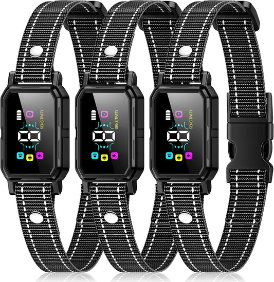 DcvPlan 3-pack dog bark collar front view