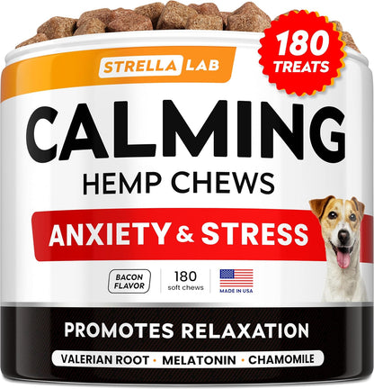 StrellaLab pet anxiety remedy safe ingredients list visualization