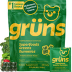 Gruns Adult Greens Gummies & Daily Multivitamin, Prebiotic Fiber, 28 ct - Image 1
