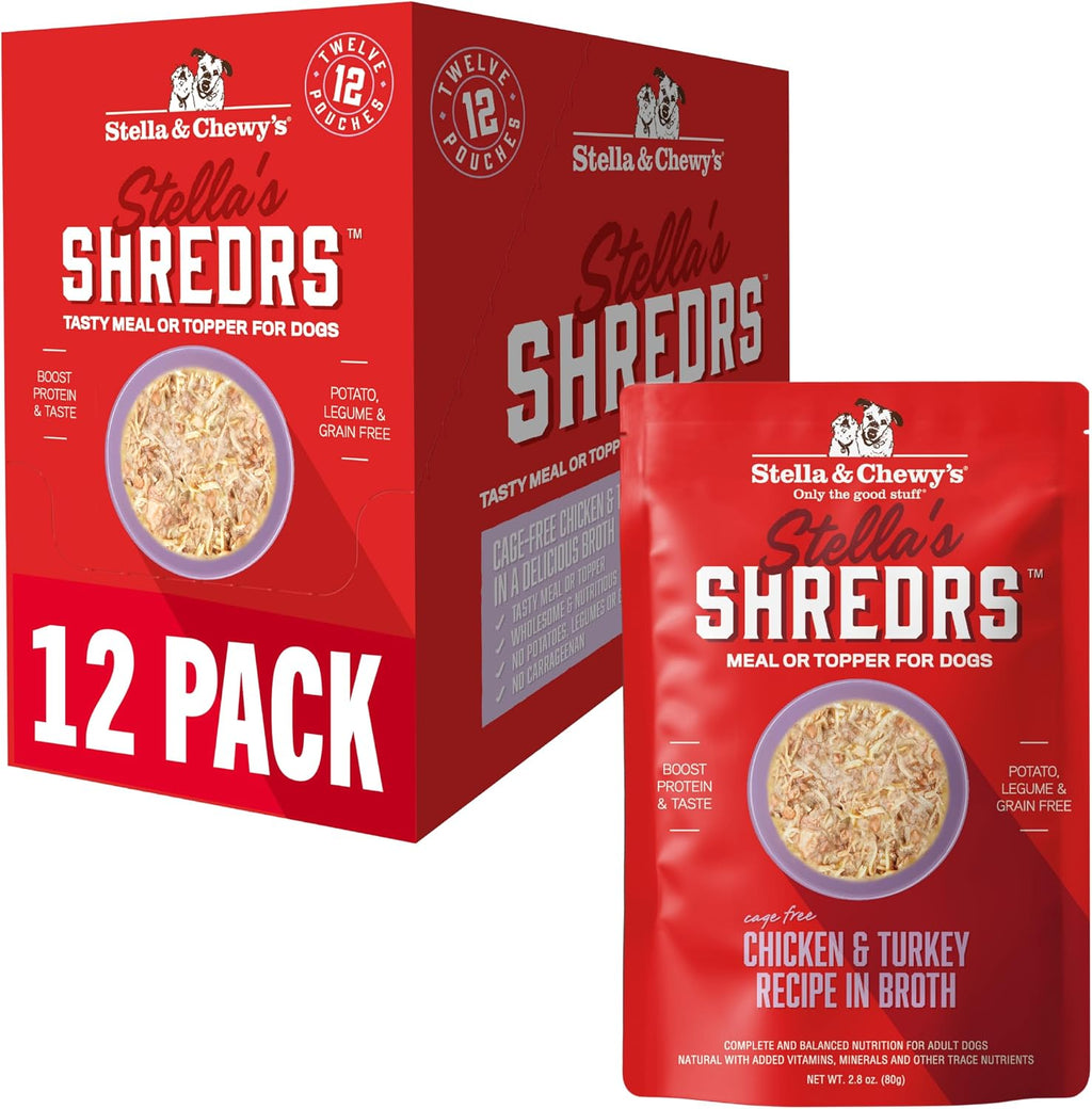 Stella & Chewy's Cage-Free Chicken Shredrs - Premium Dog Food Pouches - Perfect For Picky Eaters - 24 Pack, 2.8oz Each - Image 14