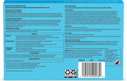 Amazon Basics Flea, Tick & Mosquito Topical Treatment & Prevention for Medium Dogs (11-20 pounds), Fast-Acting, Kills Fleas, Eggs & Larvae, 30 Day Protection, 6 Count, Packaging May Vary - Image 9