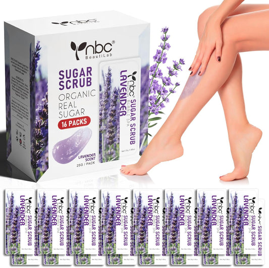 Nbc BeautiLab foot exfoliating sugar scrub box front view