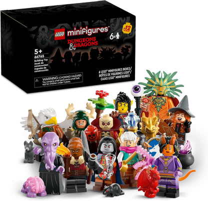 LEGO Dungeons and Dragons 6 Pack front view showing the sealed mystery boxes.