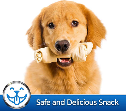 Pet Magasin long lasting rawhide treat bones for tartar reduction