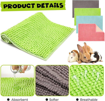 Barydat small animal cage liner showing vibrant green and blue colors