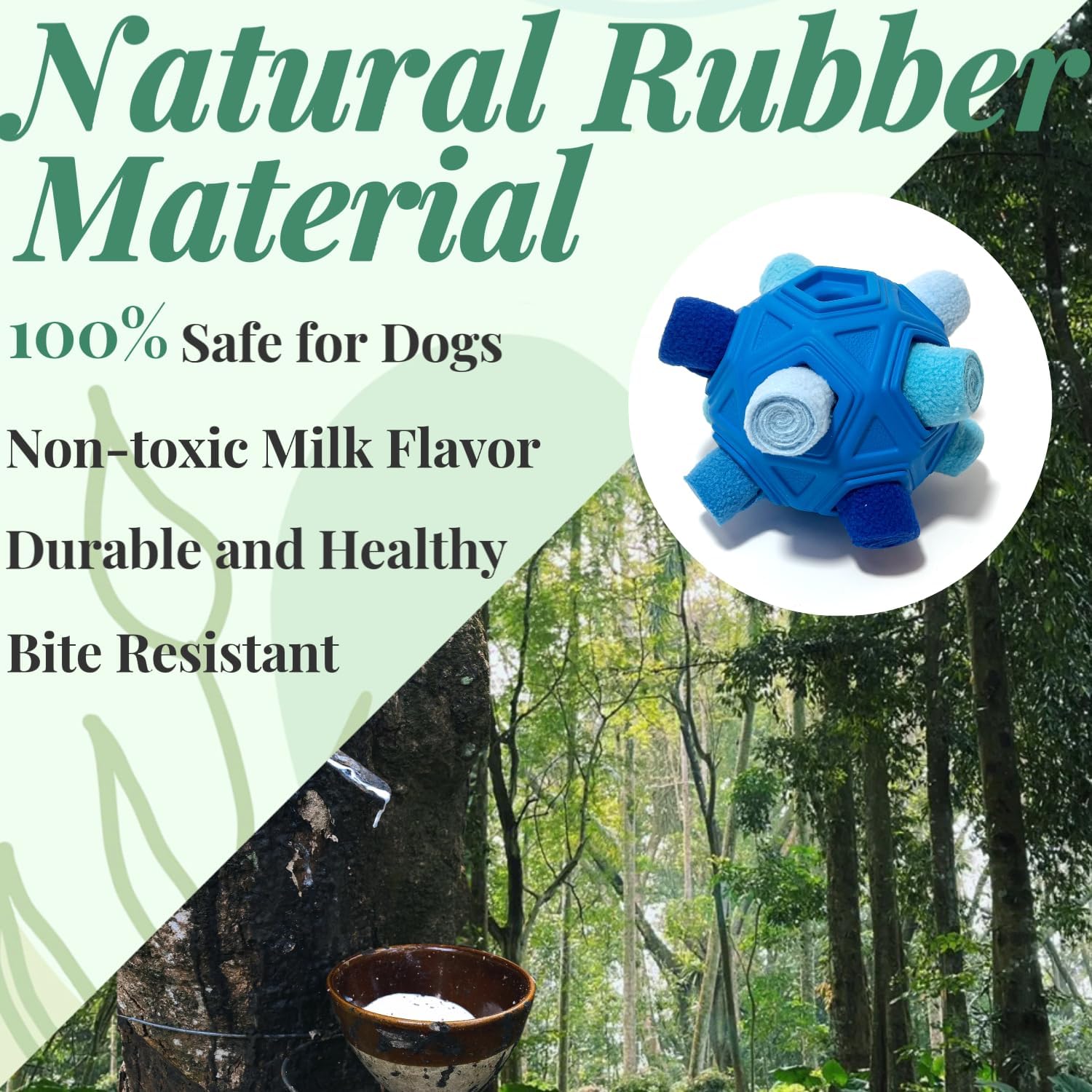 CIIVURR snuffle ball showing fabric treat hiding strips