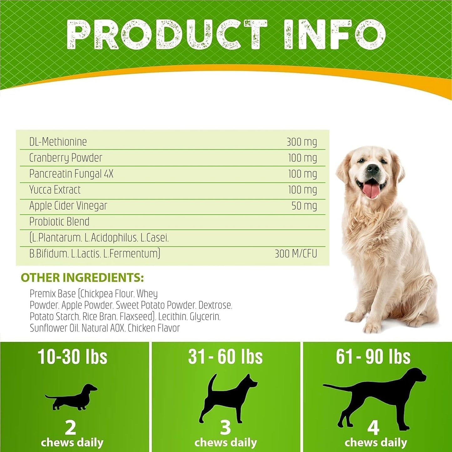 Authentic USA imported Furaland dog chews for garden care