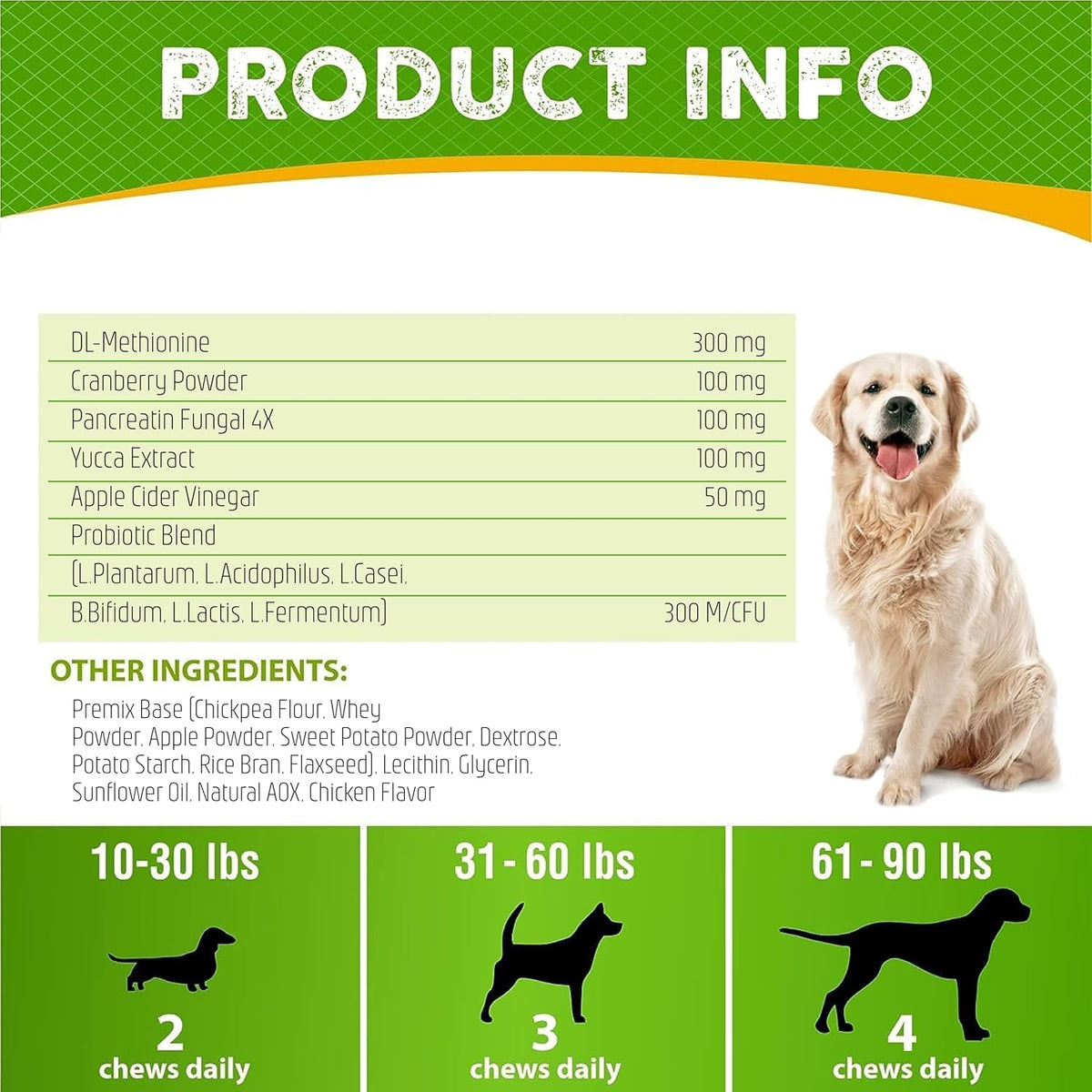 Authentic USA imported Furaland dog chews for garden care