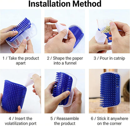 Dhgate space saving home grooming brush detached from its wall base for cleaning