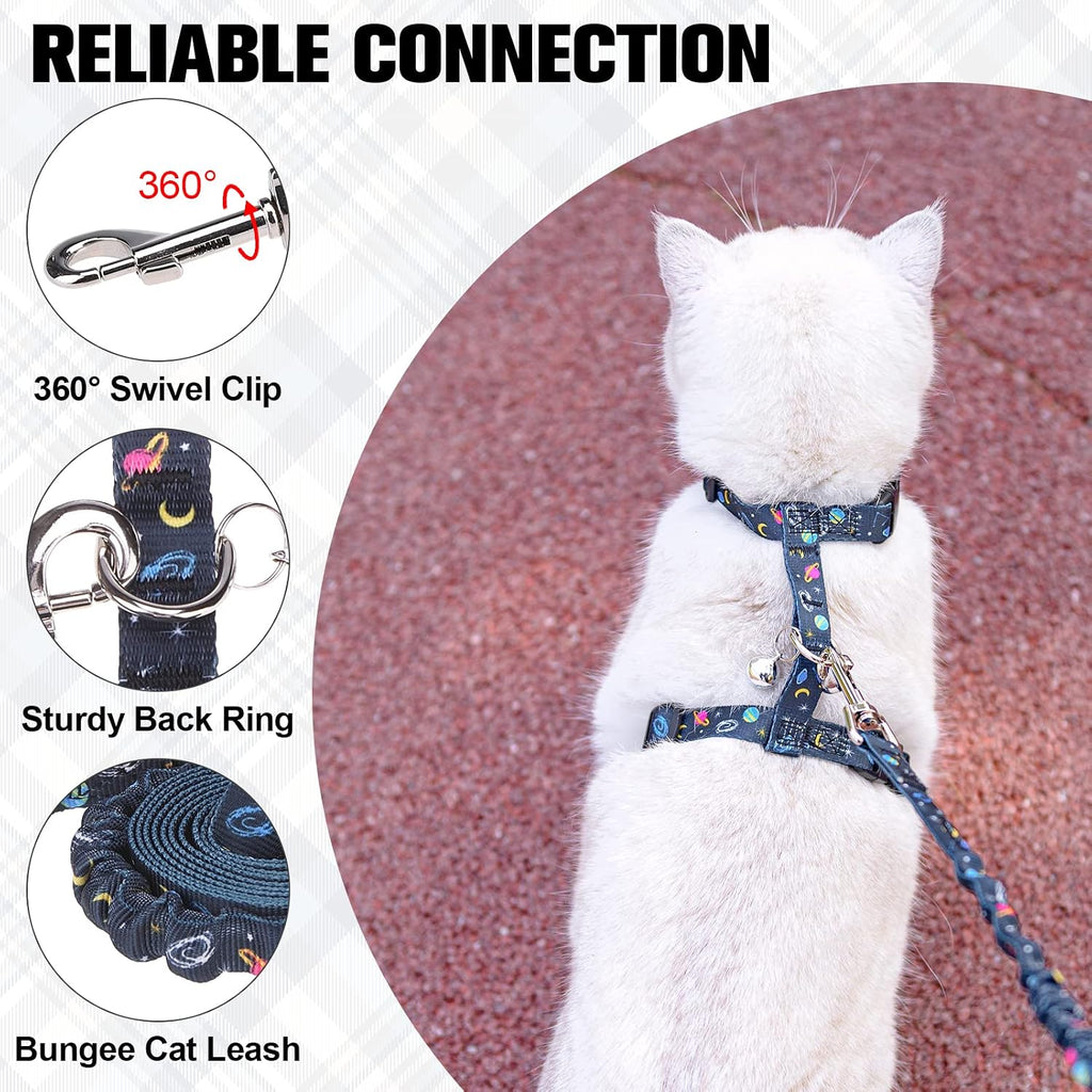 BEAUTYZOO shock absorbing bungee leash with rotating metal clasp