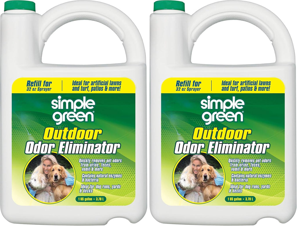 Simple Green Outdoor Odor Eliminator for Pets, Dogs, 1 gallon Refill - Ideal for Artificial Lawns & Patio, Milky White - Image 9