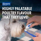 Close up of Virbac dental care toothpaste for pets