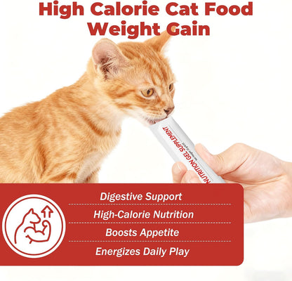 VivaElixir high calorie cat supplement tube being served