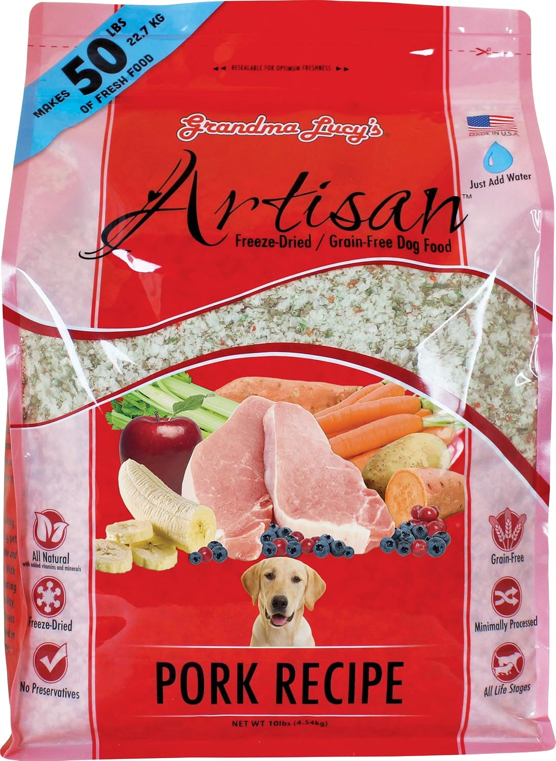 Grandma Lucy's Artisan Pre-Mix Dog Food, Grain Free and Freeze-Dried - 3Lb Bag - Image 11