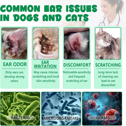 Single use 1.5 milliliter tubes for pet ear care
