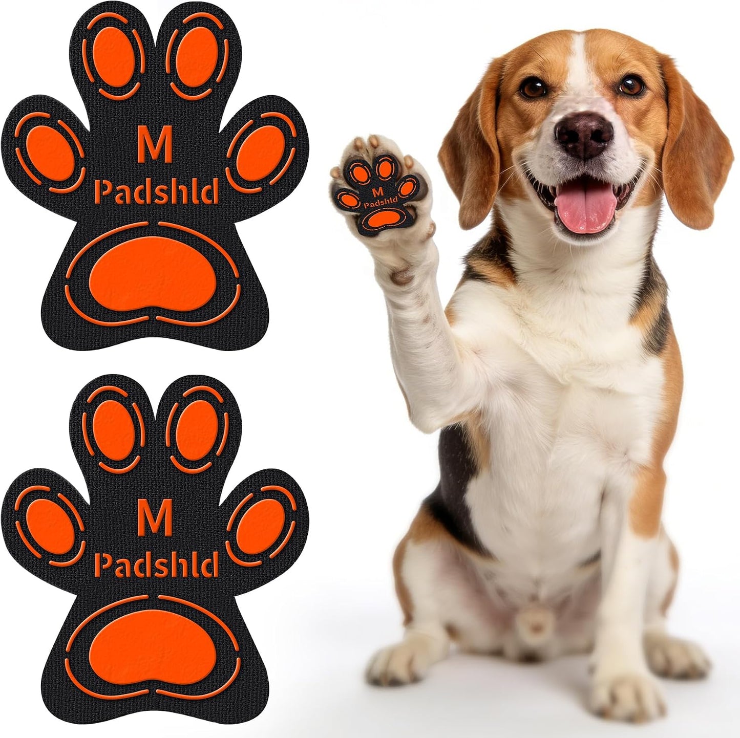 Anti Slip Dog Paw Pads for Senior Dogs - Paw Grips for Hardwood Floors, Enhanced Balance Traction Pads, Breathable Pet Paw Stickers Protectors for Dogs 7 Sets (28 Pcs) XL - Image 12
