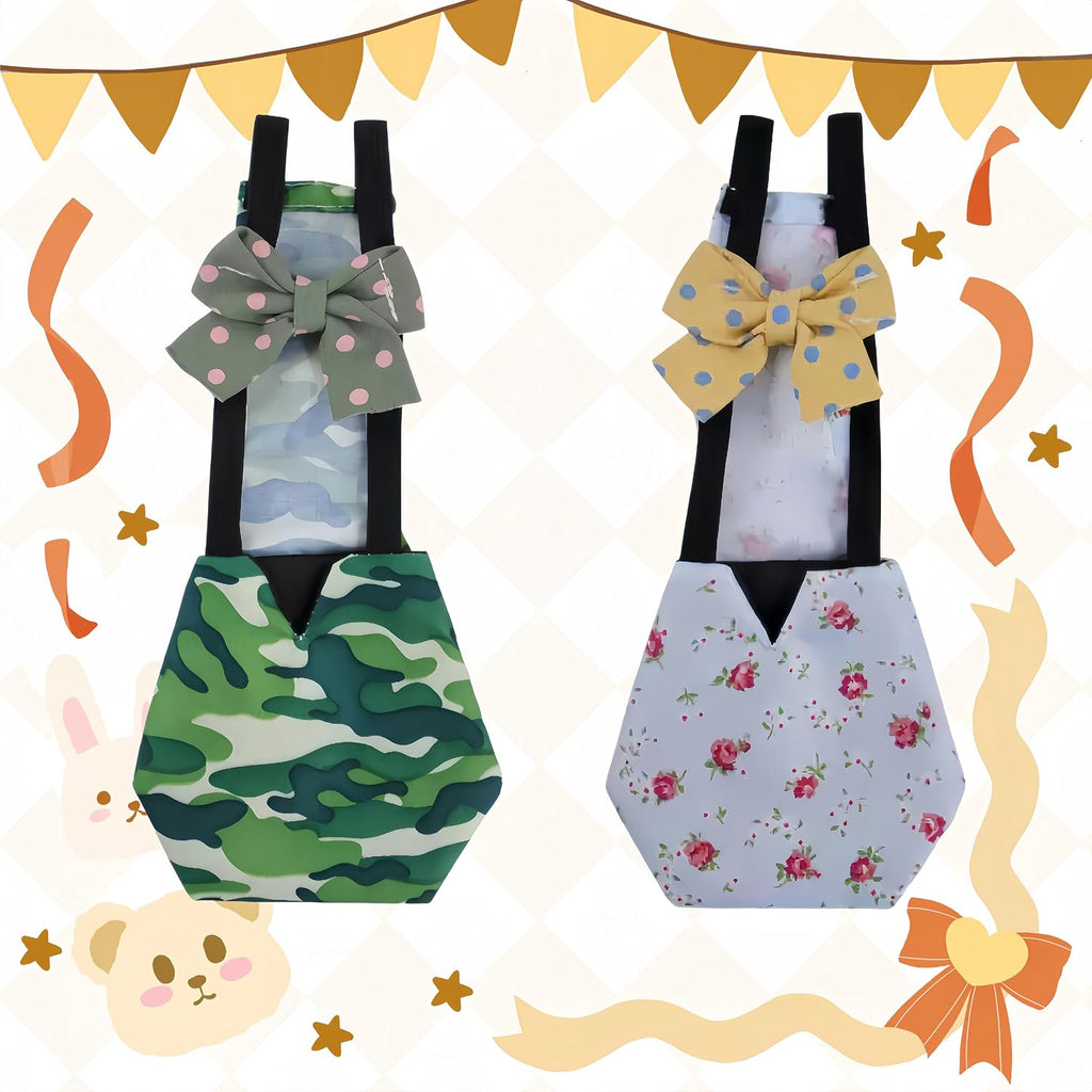Magnoloran poultry nappies showing waterproof inner lining and pocket