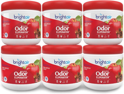Bright Air 14 oz. Super Odor Eliminator, for Medium-Size Spaces, Cool Citrus Scent, Case of 6, Air Freshener, Natural Essential Oils, Lasts Up to 90 Days Each - Image 14