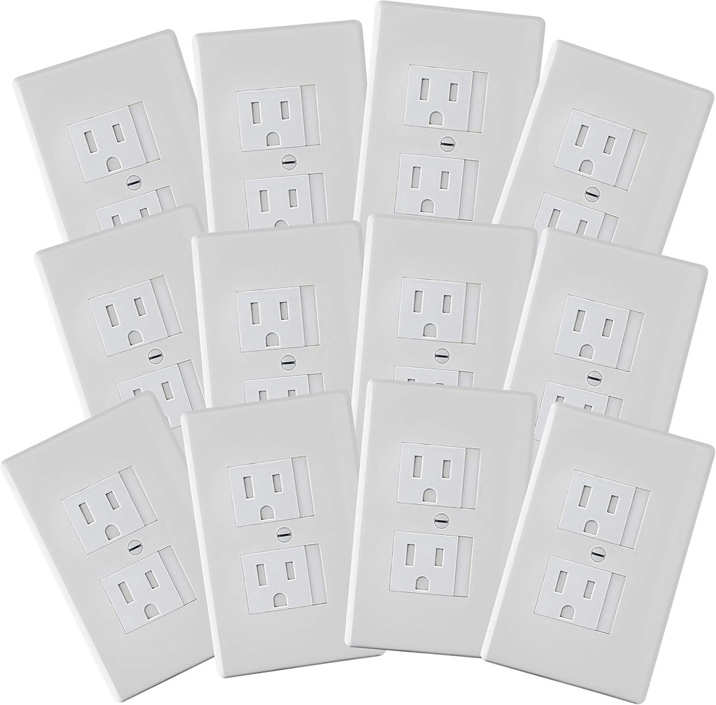 Safety Innovations self-closing babyproof outlet covers front view for home safety.