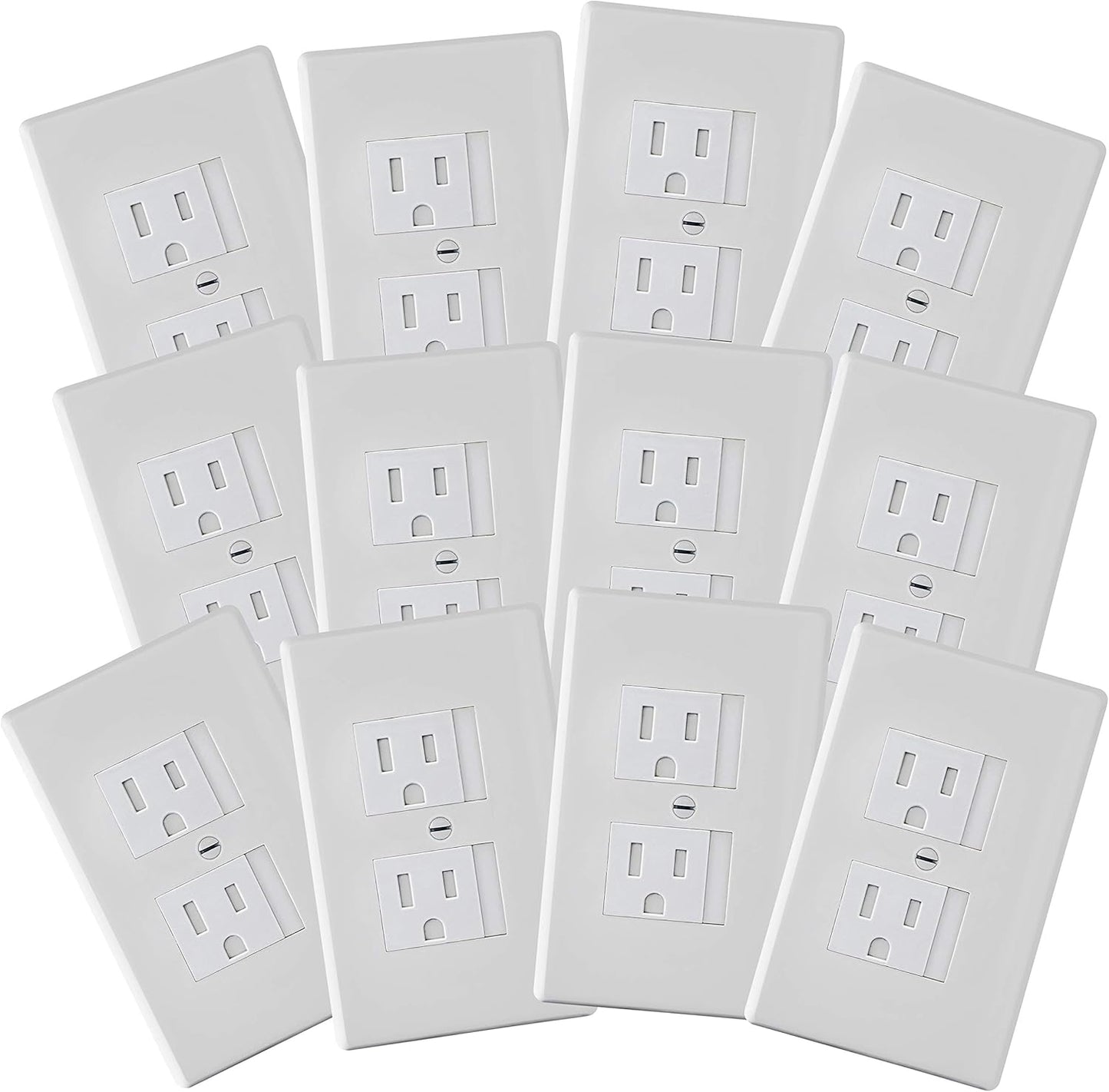 Safety Innovations self-closing babyproof outlet covers front view for home safety.
