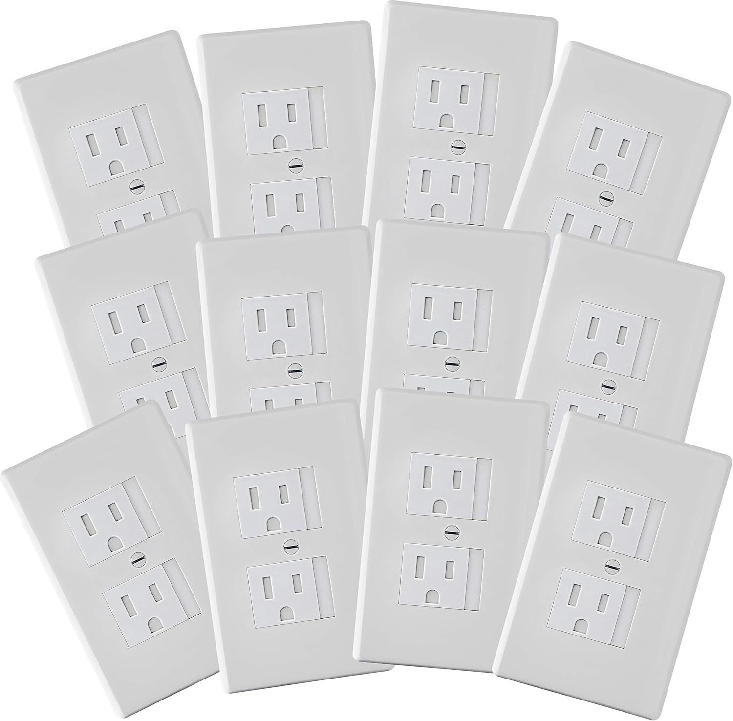 Safety Innovations self-closing babyproof outlet covers front view for home safety.