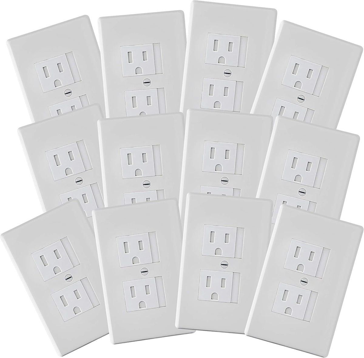 Safety Innovations self-closing babyproof outlet covers front view for home safety.