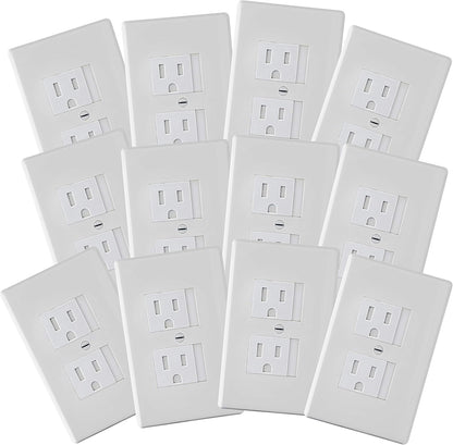 Safety Innovations self-closing babyproof outlet covers front view for home safety.