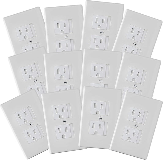 Safety Innovations self-closing babyproof outlet covers front view for home safety.