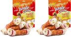 Jungle Calling Chicken Wrap Knotted Bones Dog Chews, Long Lasting Beefhide Treats Real Rawhide Bones for Large Dogs Edible Training Treats - Image 10